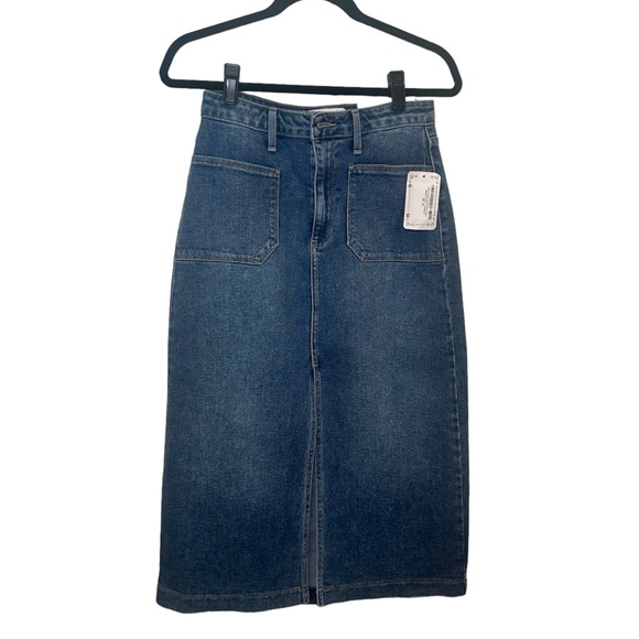 Laguna Beach Midi Denim Skirt - Picture 4 of 5